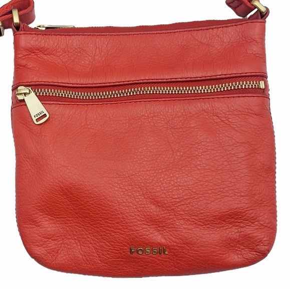 Vintage Fossil Piper Mini Leather Crossbody Bag - Picture 2 of 13